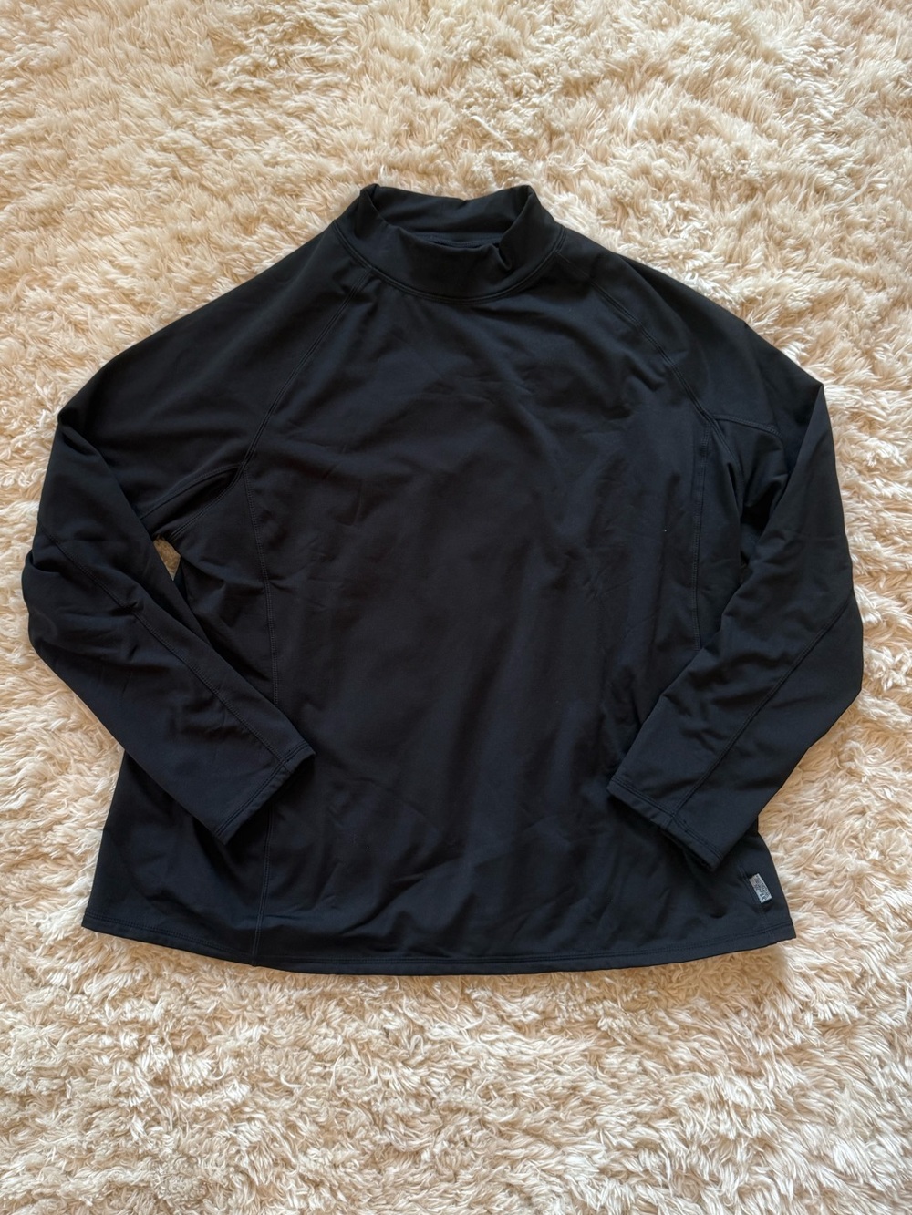 Black mock neck base layer Men’s size 4XL
